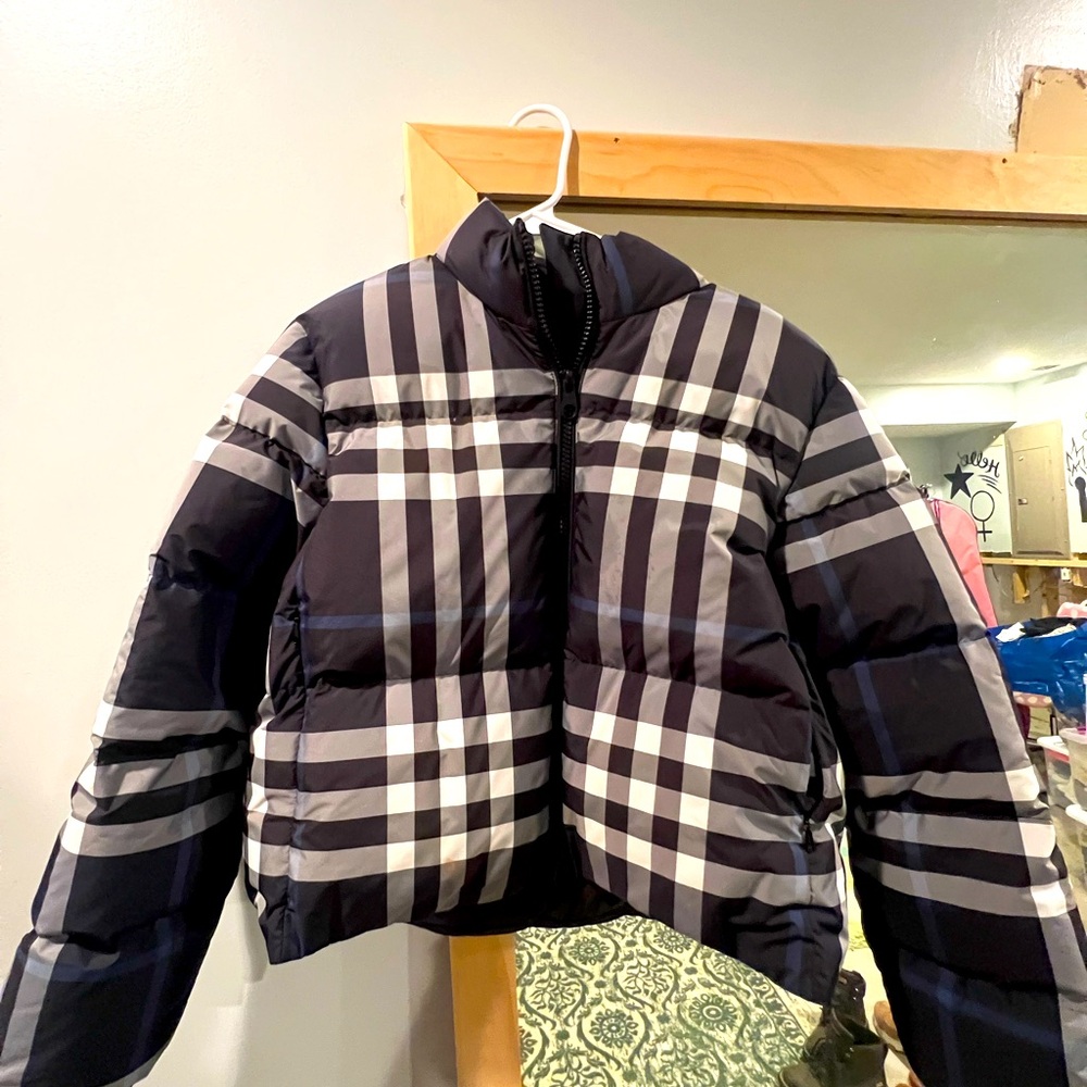 Burberry Check Puffer Jacket XXL